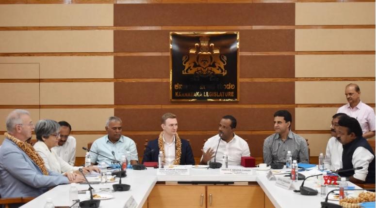 Bavarian Parliamentary delegation meets Karnataka assembly speaker U.T. Khader