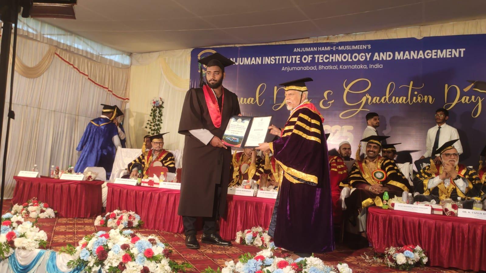 42nd Annual Graduation Ceremony held at Anjuman college Bhatkal