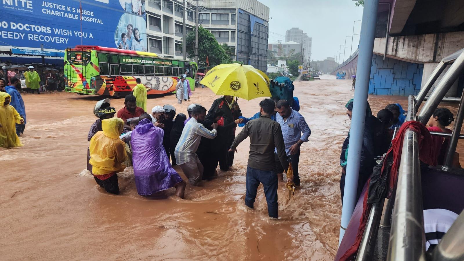 Mangaluru reels under flash floods after hours of relentless rain