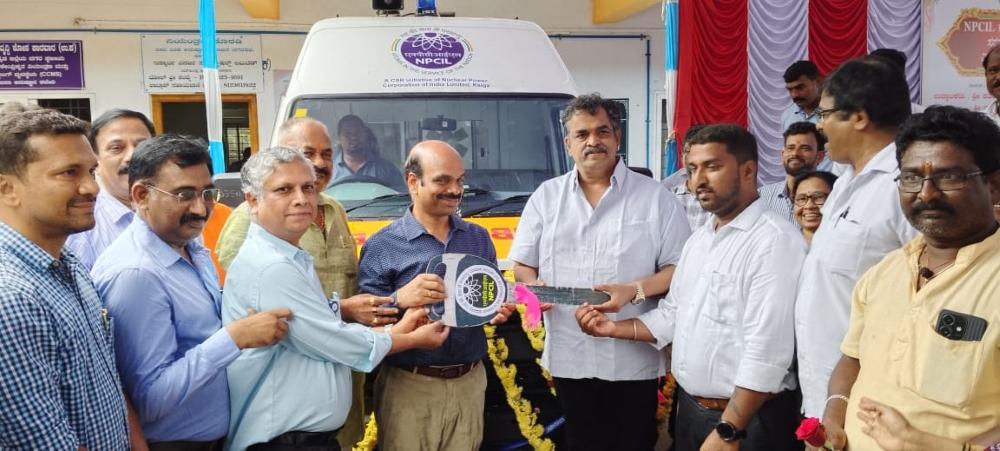 Karwar: NPCIL donates ambulance and announces development initiatives