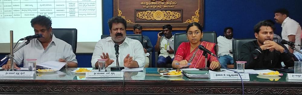 Karwar: Minister Mankal Vaidya directs officials to prevent drinking water shortage during summer