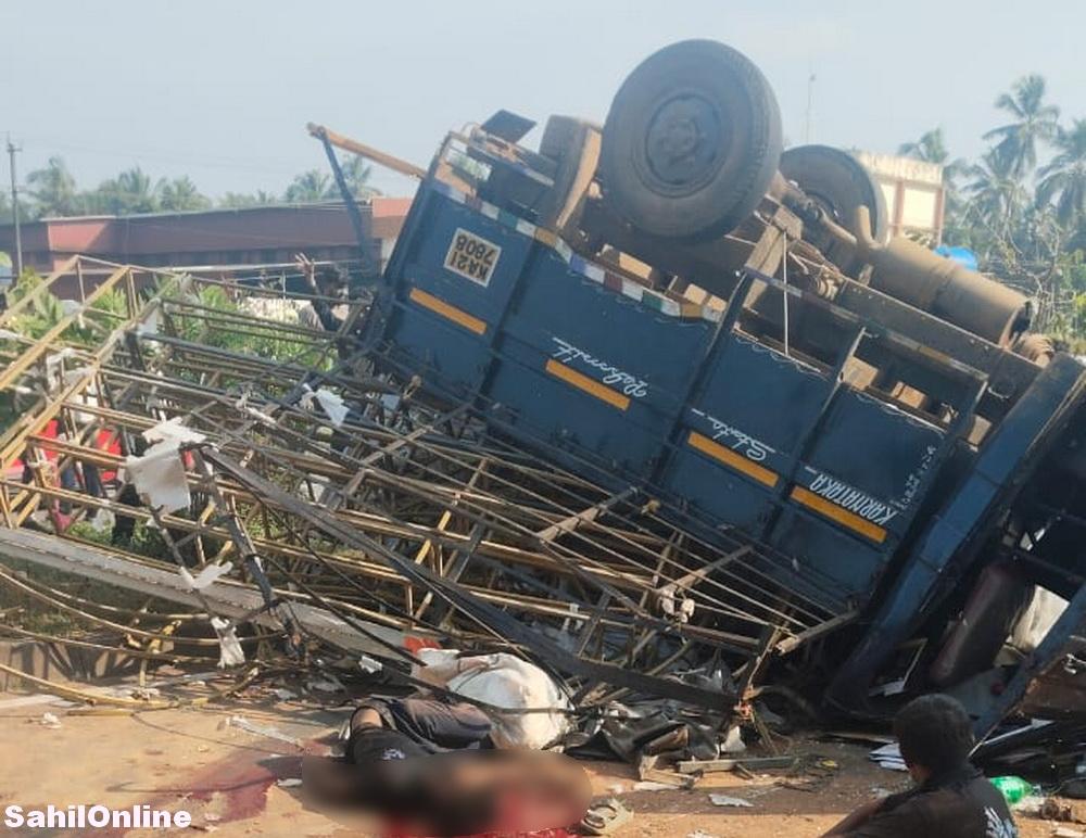 Udupi: Five workers killed, seven injured as goods tempo overturns after hitting divider