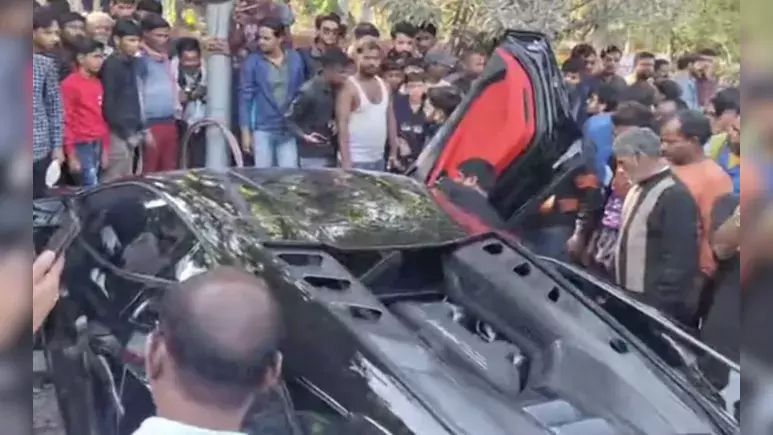 Speeding Lamborghini driven by UP Businessman’s son hits pedestrians in Kanpur, six hurt