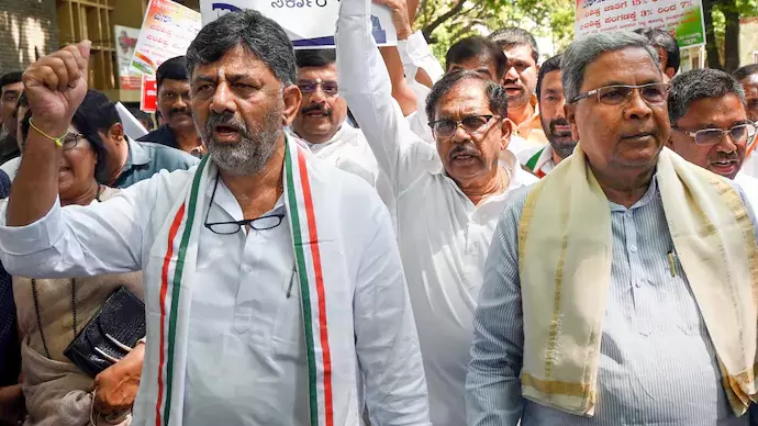 CM Siddaramaiah and Shivakumar face court arrest while protesting MGNREGA repeal