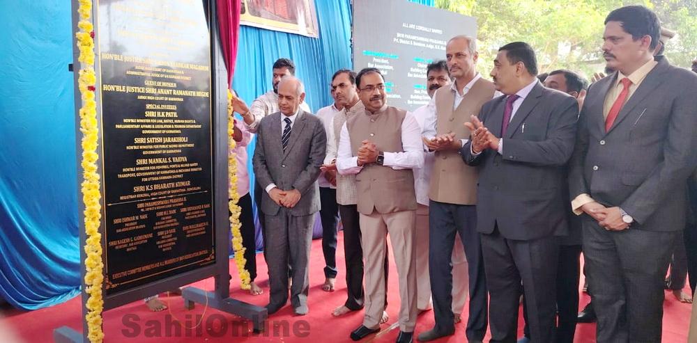 Chief justice lays foundation stone for new court complex in Bhatkal