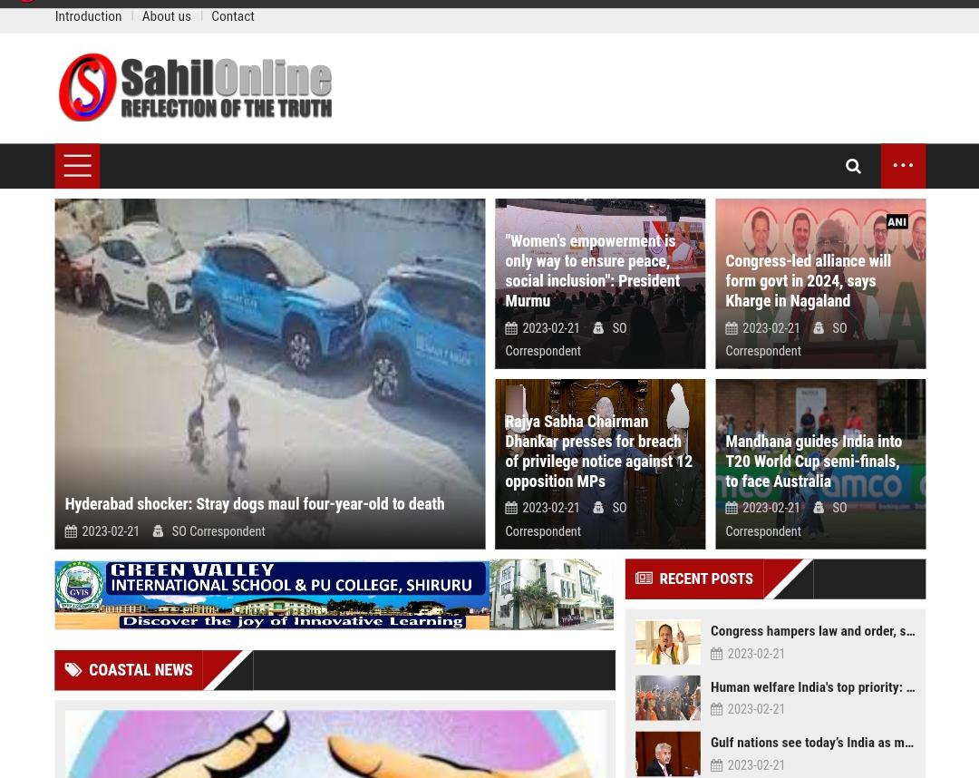 SahilOnline’s redesigned English site active; work under faster pace with Urdu, Kannada sites