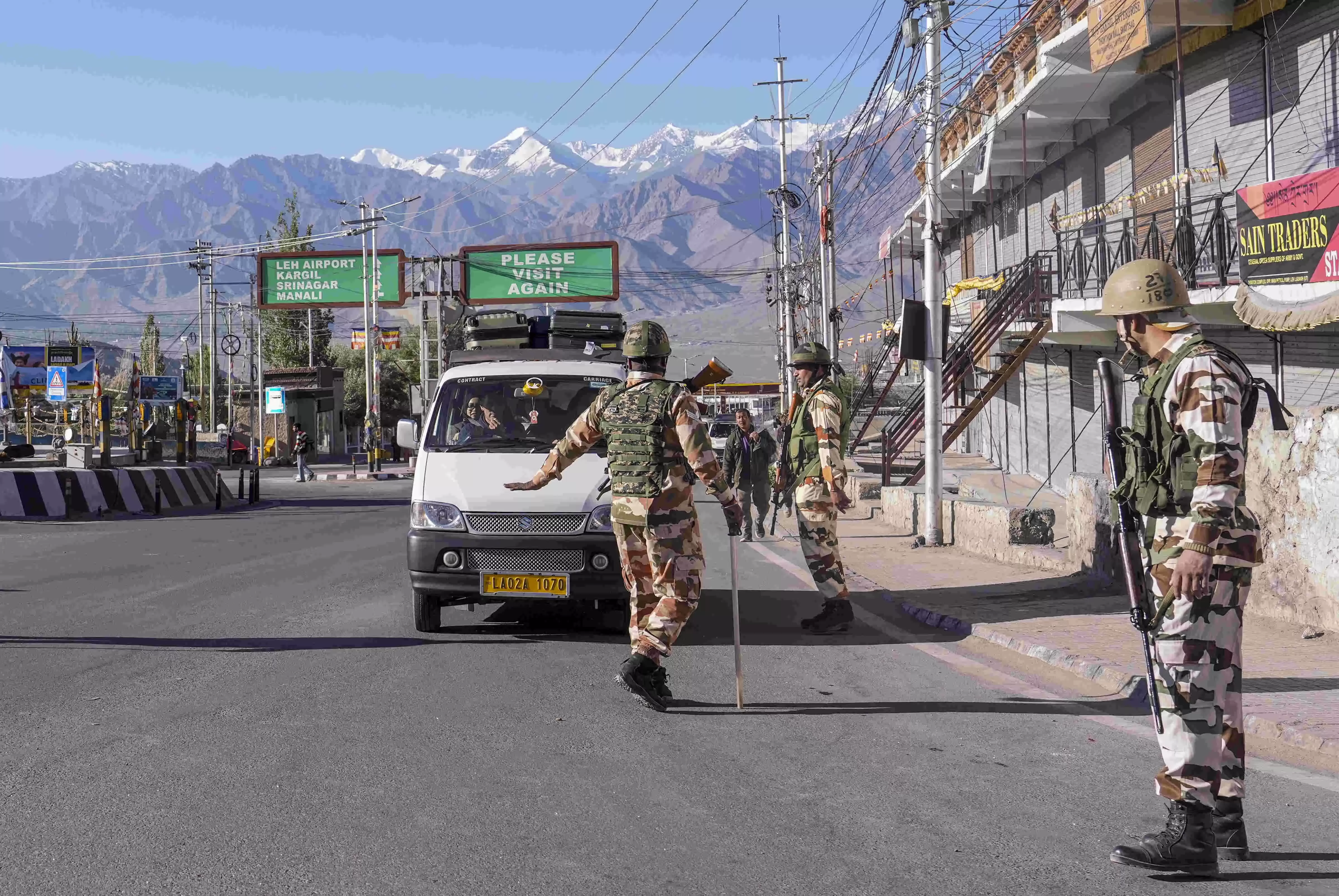 Leh under curfew, heavy patrolling continues following Wangchuk’s arrest