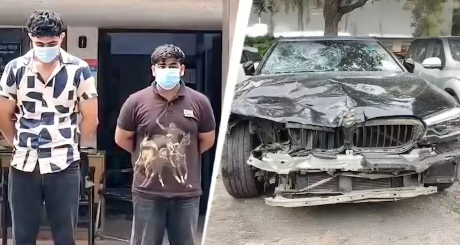 Noida tragedy: Speeding BMW hits scooter, 5-year-old girl killed, 2 injured