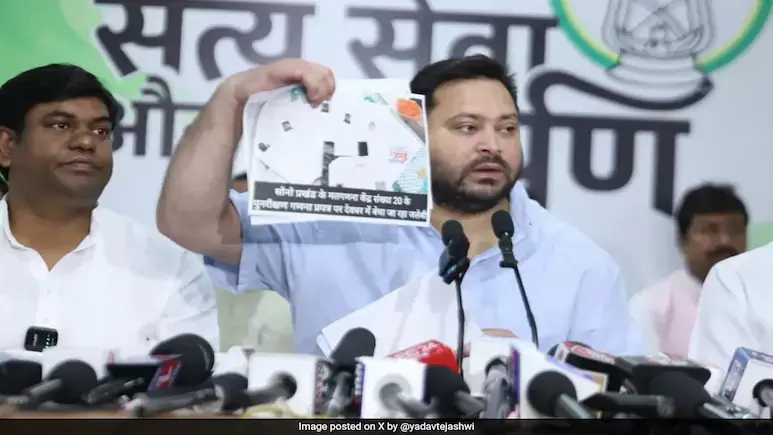 Tejashwi Yadav accuses EC of manipulating data to mislead public on Bihar voter list revision