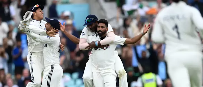 India clinch thrilling 6-run victory over England as Siraj shines at the Oval
